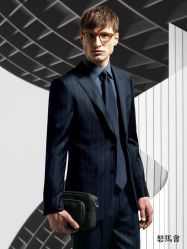 点击看大图 -怒马会 全麻衬西装高级定制