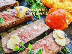 黑松露菲肋牛排配芦笋及香煎大虾-安妮意大利餐厅(日坛店)