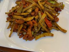 年杏鲍姑炒牛柳-正阳春鸭子楼(汉沽店)