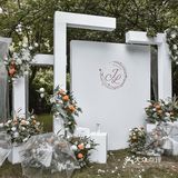 小预算草坪婚礼｜户外森系小清新