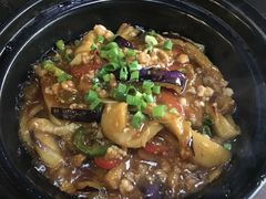 鱼香茄子煲-八爷茶餐厅