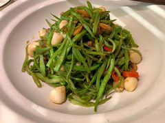 煸青丝炒扇贝柱-味莊·青岛菜(云霄路店)