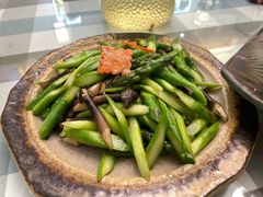 芦笋鸡枞菌-君霖海鲜私房菜(春柳店)