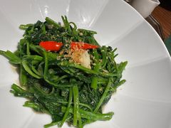 秘制虾酱炒空心菜-帕蓝·暹罗料理(曲阳店)