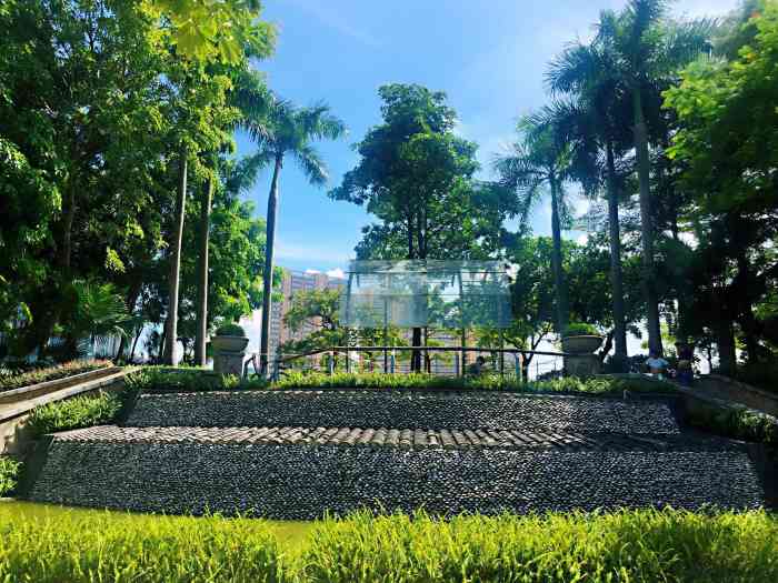 怡海公园-"免费的公园广州市真的很少见,今天好天,就.