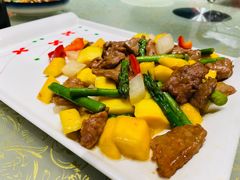 香芒爆牛肉-富黎华海鲜大酒楼(正大广场店)