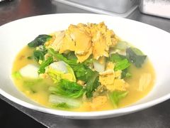 小白菜烩腐竹-吕氏焗小鲜•花园餐厅(八大关店)