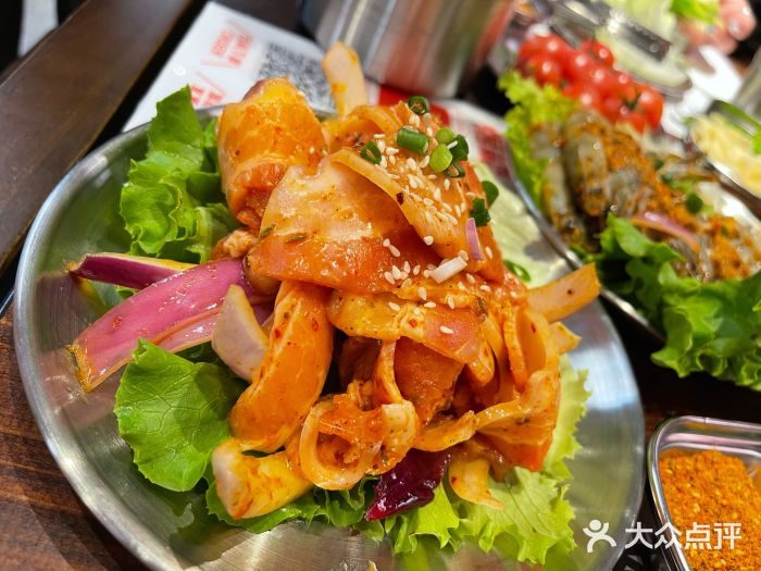 悟能八戒烤肉自助(秦隆步行街店)现拌五花肉图片