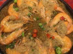 蒜蓉粉丝大虾-快乐老家三鲜饺子东北菜(南六中路店)