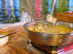 土鸡汤-古城苗家土菜馆(河景餐厅店)