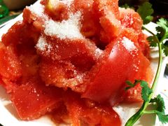 糖拌柿子-勃利地摊·勃立小串烧烤