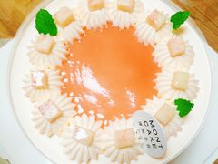 白桃奶油蛋糕-浮光之丘MontCake生日蛋糕(花牌坊店)