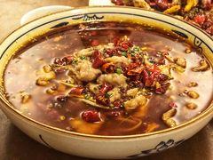 水煮肉片-付掌柜在成都·热炒砂锅集(金禾店)