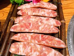 飞鱼籽香肠-黑牛の店·和牛烧肉(合生汇店)