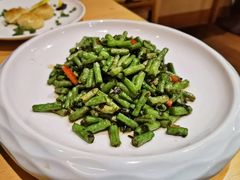 榄菜四季豆-青城山六善酒店·紫氣園中餐厅