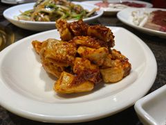 辣烤猪大肠-正苑26年海鲜烤肉•牛尾汤汤饭(东港店)
