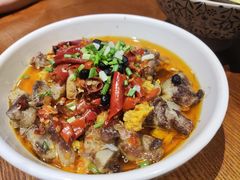 咸蛋黄蒸排骨-筱湘溪·原住土菜小院