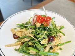 凉拌丝瓜尖-黑窑厂糖油饼烤鸭·清真菜(黑窑厂街店)