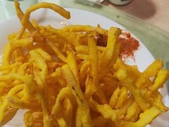 炸山参-崂山水果园农家宴(泉水鸡店)