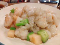 鳕鱼爆鲜虾-陈傻子餐厅(世纪都会店)