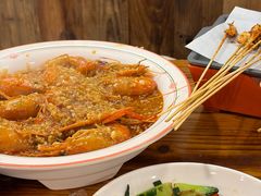 蒜蓉罗氏虾-冶建镜子·中国龙虾王(总店)