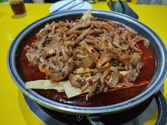 -老红桥炸灌肠牛肚锅烧烤(定福庄店)