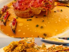 帝王蟹一菜三吃-不仔客海鲜烧烤270度海景餐厅(大东海店)