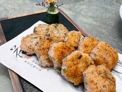 煎虾饼-聚福宝合苑食府(南头镇店)