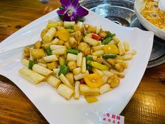 鸡丁川辣炒藕尖-绿雅居原生态农庄(小涌店)