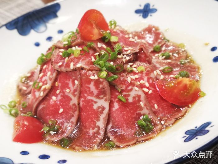 芥末半生牛肉