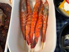 油焖大虾烧白菜-花园饭店-西餐厅