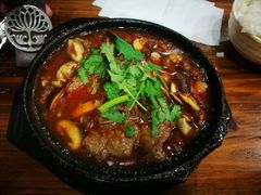 香菇牛柳-玥洋老砂锅(广场街店)