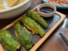 香煎酿辣椒-山水茶艺馆·点心粤菜·30年老字号