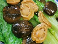 蚝皇鲍鱼扒冬菇菜-路环码头面馆