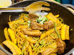 精选肋排焖面-金豆角砂锅焖面(安贞店)