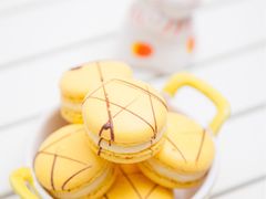 芒果马卡龙-Rabbit Cafe私房西餐甜点咖啡(栖霞路店)