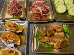 厚切黑猪五花-围炉肉舍•炭烤活鳗•丹东海鲜烤肉(步行街店)