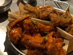炸鸡一半一半-富乐满韩国正宗炸鸡韩国料理(虹泉路店)
