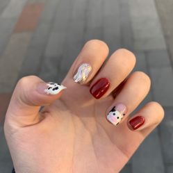 -手牵手美甲