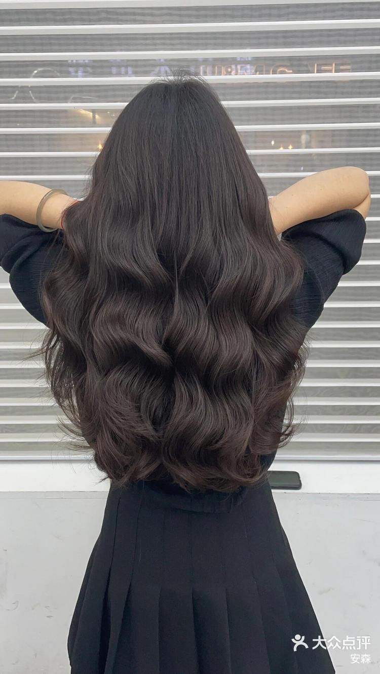 很温柔又显发量||中长发烫发推荐~韩式烫发水波纹卷少发妹纸救星来啦!