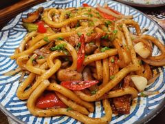 关西虾仁秘炒乌冬-仙隐小鹿料理食堂(沙市人信汇店)
