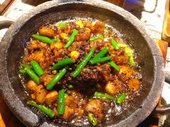 酱爆石锅蛙-绿茶餐厅(乐峰广场店)