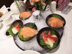 三文鱼锦绣刺身中拼盆-万龙洲海鲜(大兴绿地缤纷城店)