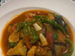 新疆辣子茄子烧西红柿-巴扎美食·新疆菜·西域歌舞表演餐厅(新疆大厦店)