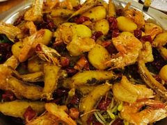 干锅虾耗儿鱼-重庆金爪爪特色干锅(大竹林直营店)