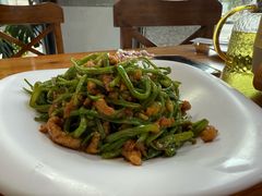 扁豆肉丝-娄三少·老北京春饼烤鸭家常菜(富力又一城店)