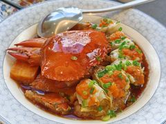 黑猪肉地瓜蒸膏蟹-瓯越·海鲜·瓯味一品(IM长宁国际店)