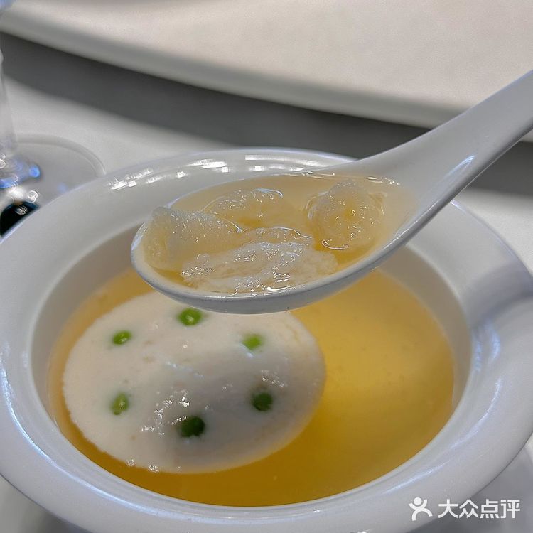 汤很清透，味道很鲜！🪷金牛宾馆·荷兮院子 金泉路2号