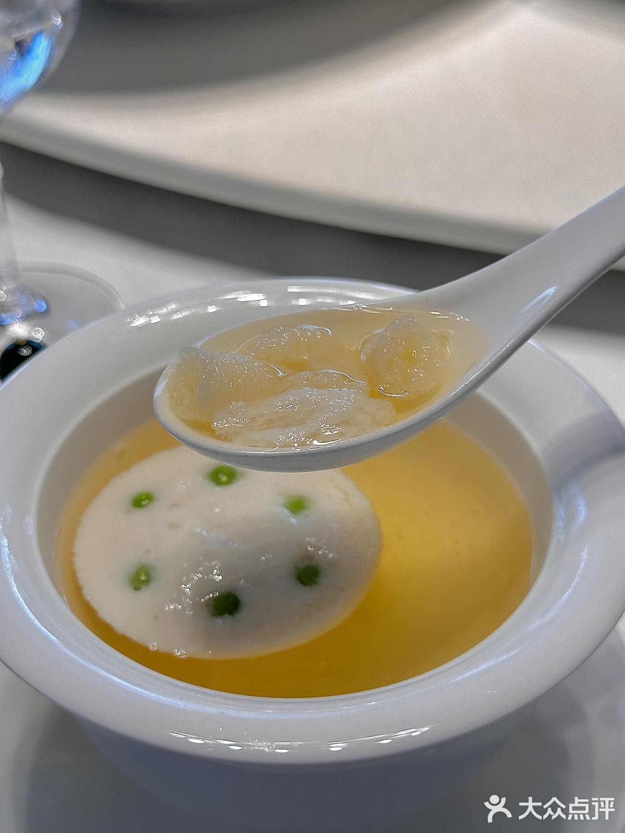 汤很清透，味道很鲜！🪷金牛宾馆·荷兮院子 金泉路2号