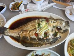 清蒸多宝鱼-渔家颂歌渔家味道(青石路店)